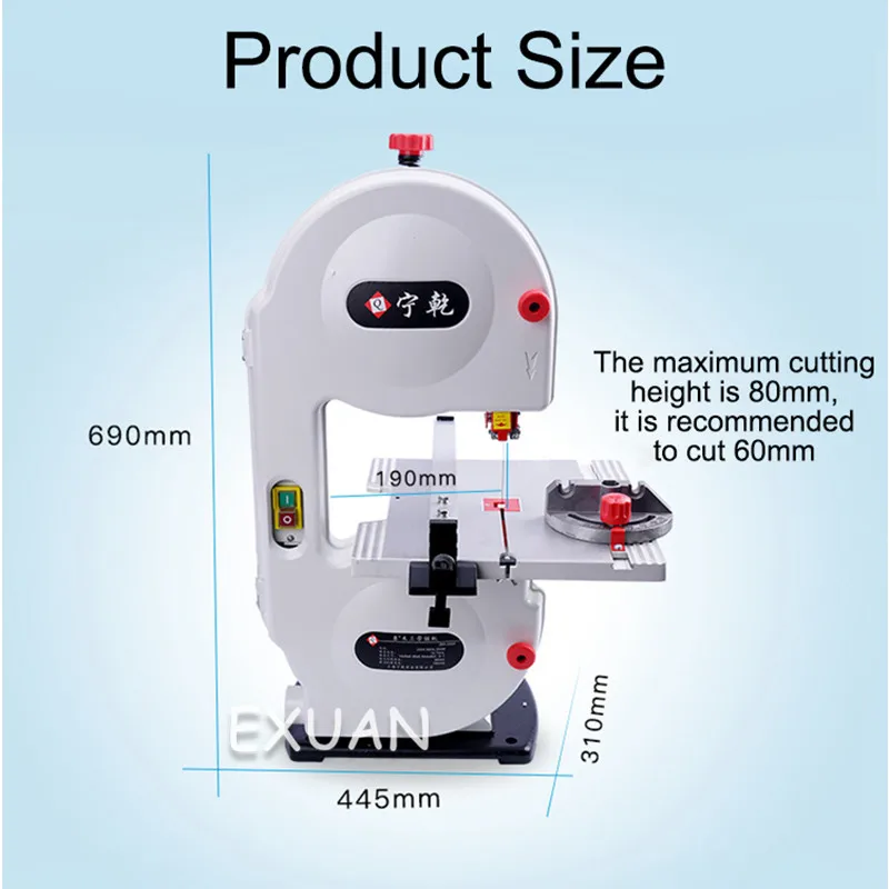 8-дюймовая ленточная пила малая многофункциональная машина для резки бусин