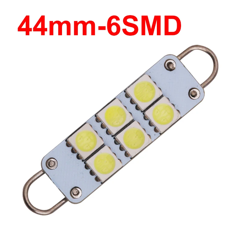 1x44 мм Светодиодная лампа 1210 12SMD Canbus свет номерного знака без ошибок авто 44 мм светодиодный лампа для внутреннего корпуса лампа для стайлинга автомобиля