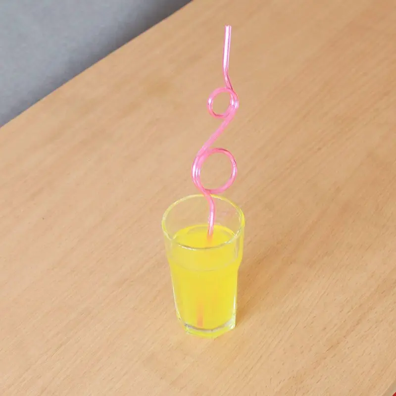 Crazy Loop Straws (Pack of 50) Silly Colorful Reusable Drinking Mega Pack BPA and PFOA Free | Дом и сад