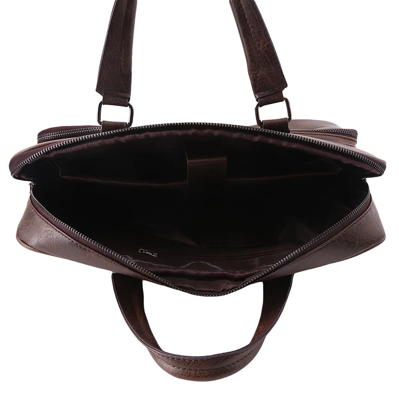 

Men Messenger Computer Bag Man 14-inch Leather Laptop Briefcase Handbag Single Shoulder Bolso Bags Bandolera Hombre Sac Homme