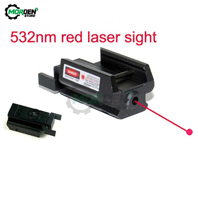 532nm Tactical Mini Red Dot Laser Sight for 4 Pistol/Glock17 19 20 21 22 31 34 35 37 | Инструменты