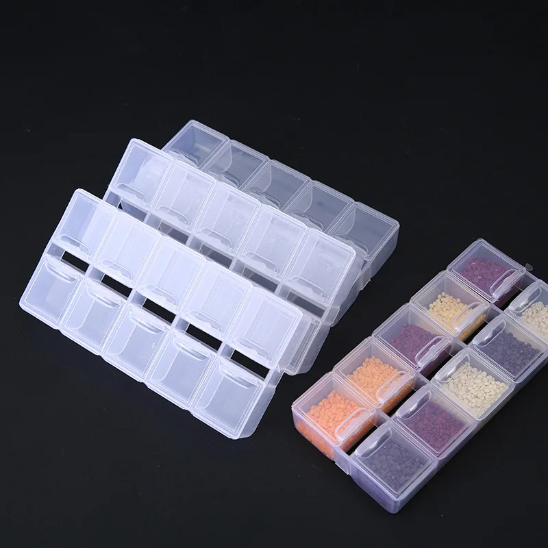 Набор для алмазной живописи с 28 слотами пластиковая коробка хранения