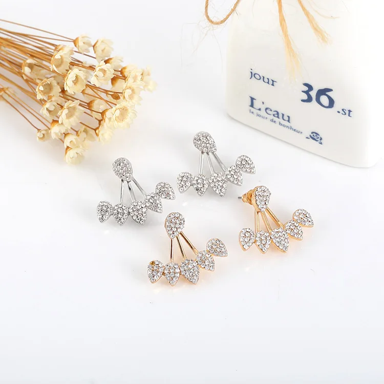 

Zircon Crystal Ear Cuff Clip Leaf Stud Earrings For Women Piercing Earrings Fine Jewelry Ladies Gifts Accessories