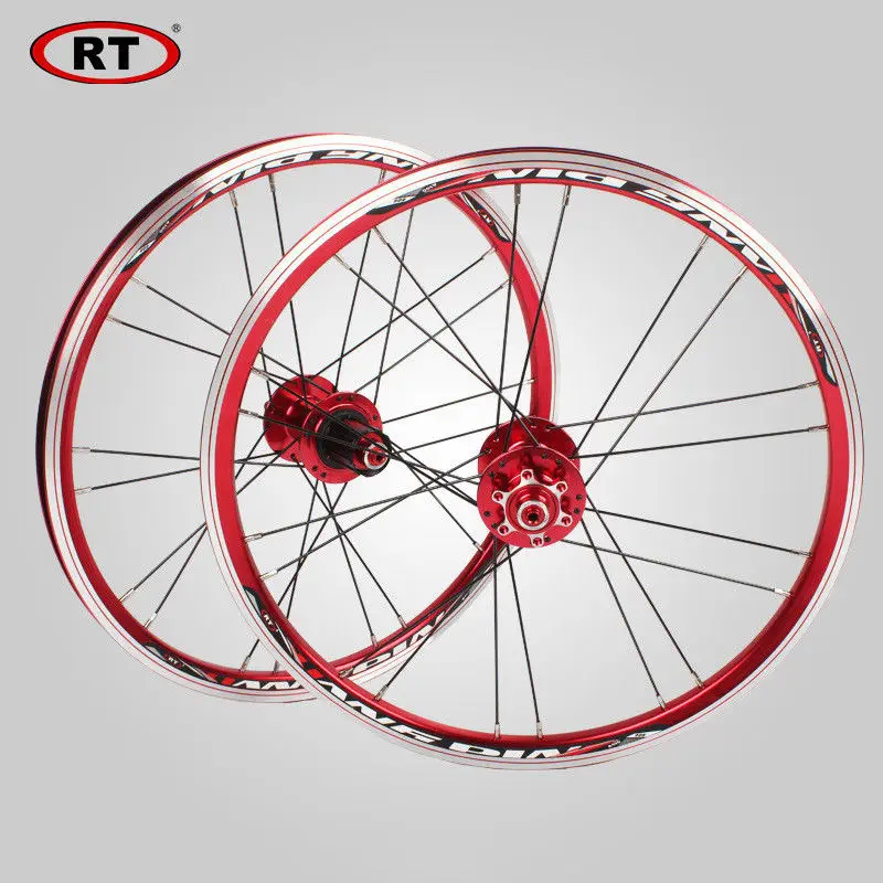 20 &quotСкладные велосипедные колеса передние и задние набор 100 мм 135 V &amp Disc brake 451/406 7