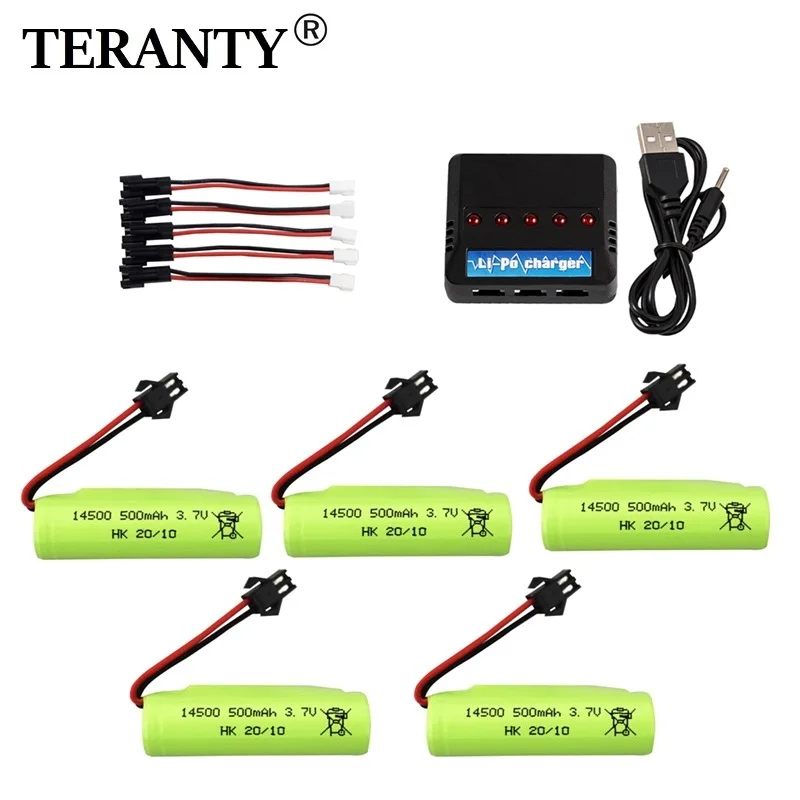 

Аккумулятор 1S 3,7 V 500Mah 14500 Lipo + зарядное устройство для DE35 DE38