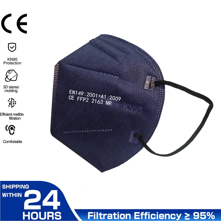 

Black Respiratory Mask ffp2 mascherina ffpp2 ffp 2 mascarilla fpp2 homologada europa Masks fpp2 Approved CE ffp2mask Face Mask