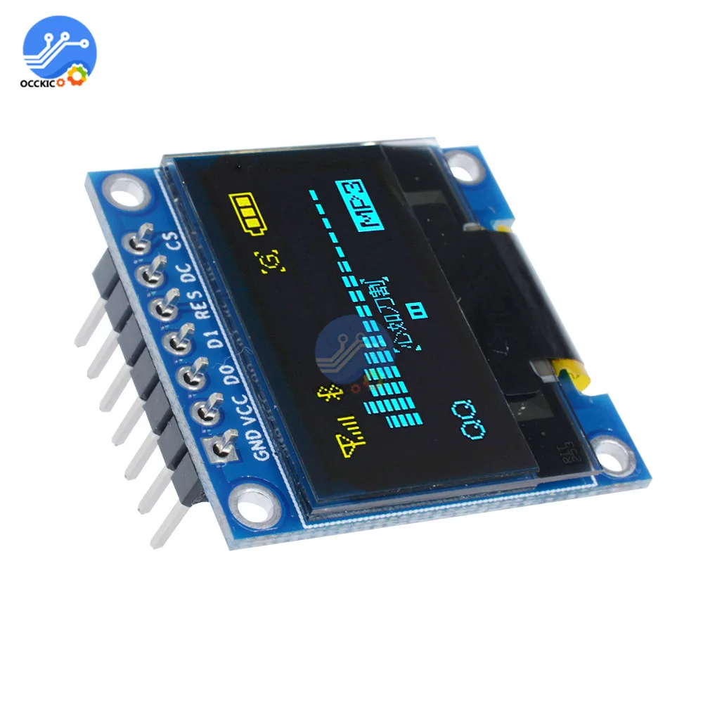 0,96 дюймовый IIC Серийный oled-экран дисплей модуль 128X64 igc общаться SSD1306 12864 плата с ЖК-экраном для Arduino
