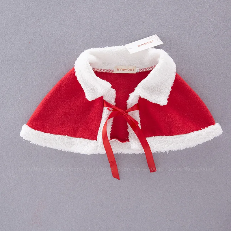 Костюм для костюмированной вечеринки с шапкой Санта Клауса маленьких девочек