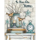 Алмазная 5D картина сделай сам, буквы нет места, как дома, полная вышивка, вышивка крестиком, мозаика, Наборы для творчества, домашний декор, рождественский подарок