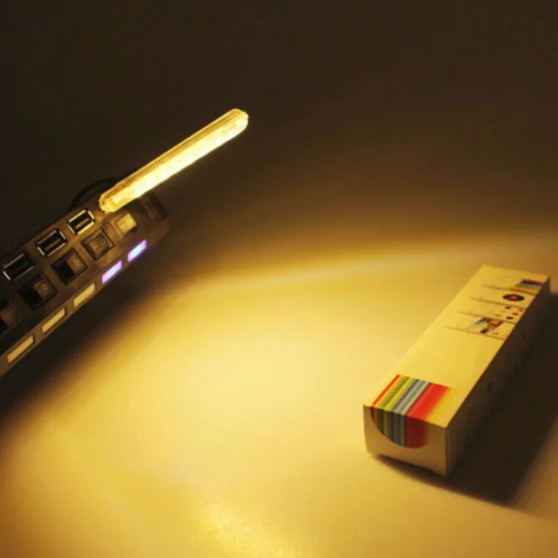 Портативная мини USB Светодиодная лампа 8 светодиодов освещение компьютерная