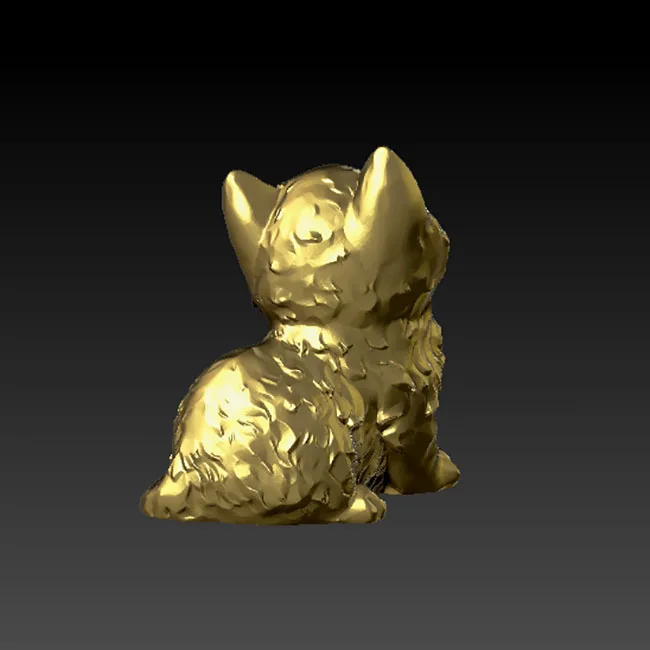 Cute Kitty Cat 3D model for cnc or printers in STL file format | Инструменты