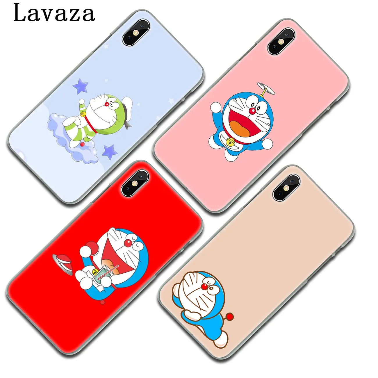 Lavaza Doraemon аниме жесткий чехол для телефона iPhone XR XS X 11 Pro Max 10 7 8 6S 5 5S SE 4S 4