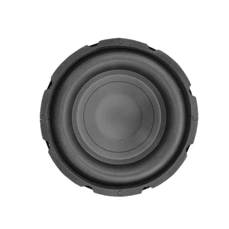 

8 Inch Car Modified Subwoofer with Large Foam Ring Woofer 200W 4 Ohm U-shaped Paper Cone Thickened EVA Bead Black Tweeter