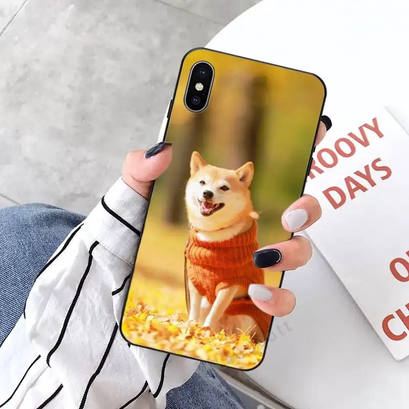 

Animal Cute dog Akita Phone Case for iPhone 11 12 pro XS MAX 8 7 6 6S Plus X 2020 XR Mini