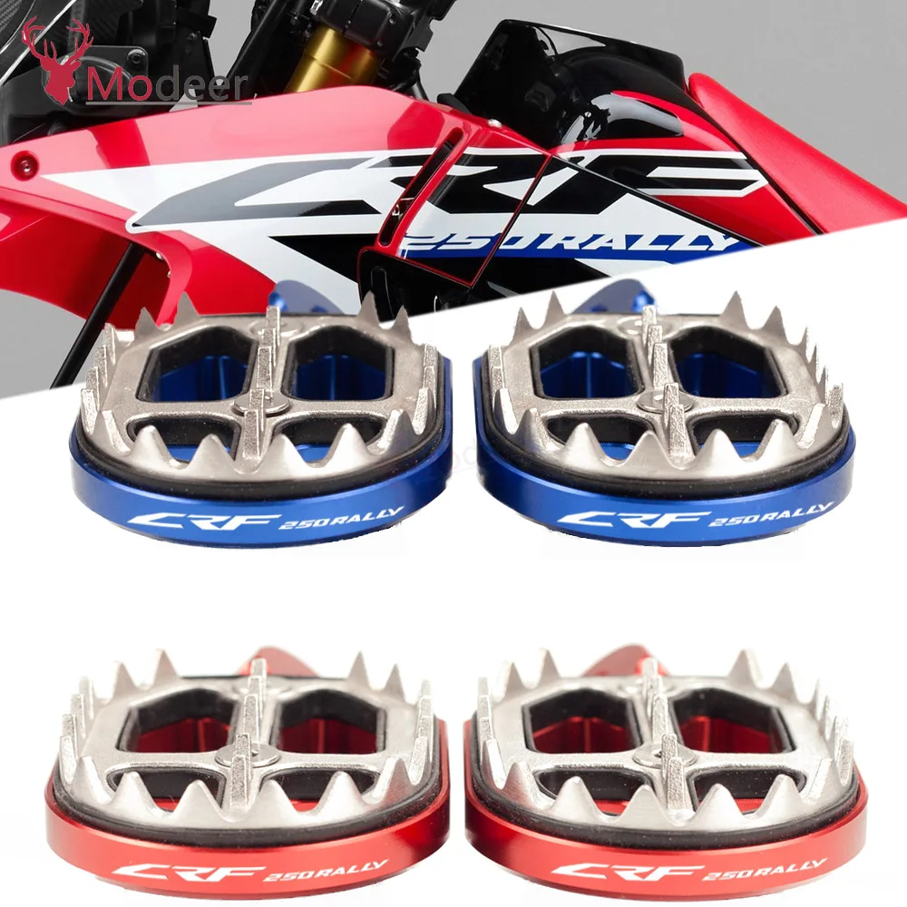 Подножки для мотоцикла педали HONDA CRF250RALLY CRF250 RALLY CRF 250 2017 2018 2019|Накладки и