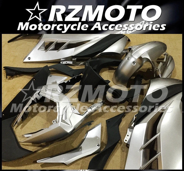 

High quality New ABS Fairing Kit Fit for Kawasaki Ninja300 EX300 2013 2014 2015 2016 2017 ZX300R 13 14 15 16 17 Silver Black