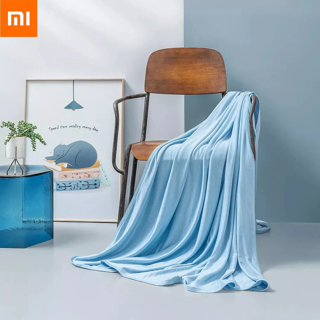 

Xiaomi COOL Knitted Double-sided Touch Air-conditioning Blanket Silky Delicate Ventilated and Thin Air-conditioning Quilt