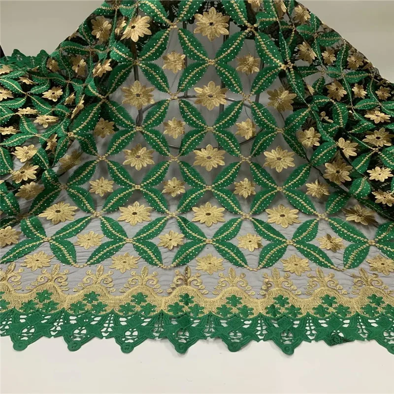 

African Net Lace Fabric 2020 High Quality Elegant Nigerian Wedding French Net Lace For Dress df21-35