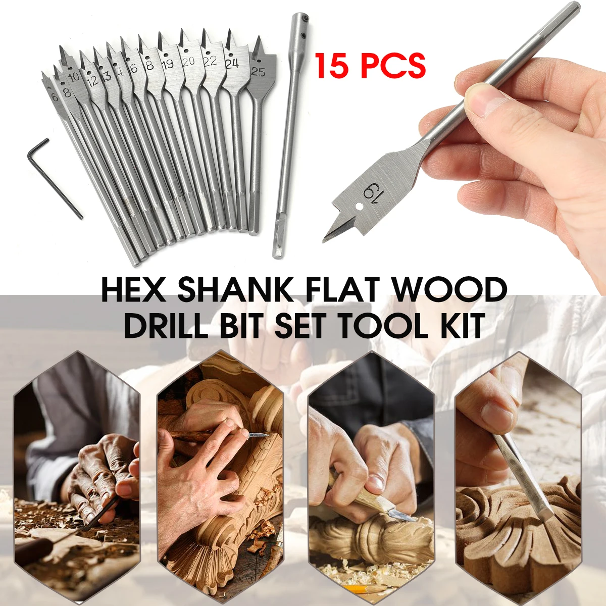 Новый 6 25 мм набор шатуна плюс сверло маленький гаечный ключ упаковка