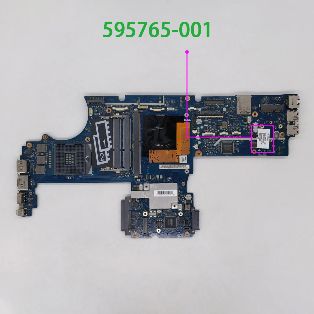 Натуральная 595765 001 аккумулятор большой емкости KAQ00 LA 4951P REV: 1 0 Материнская плата