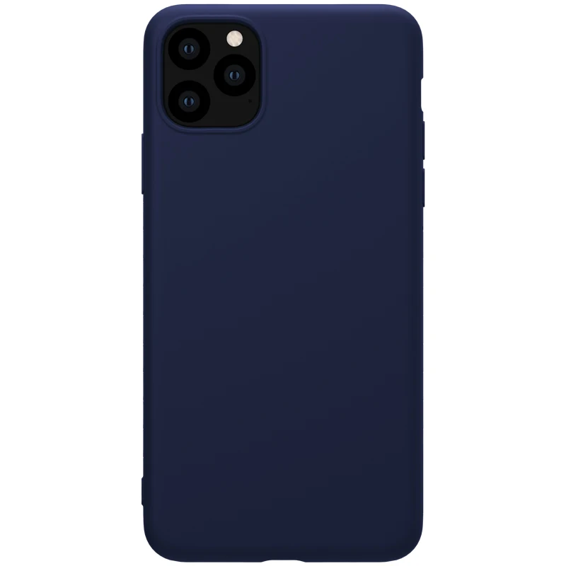 Для iPhone 11 Pro Max чехол Nillkin жидкий силиконовый мягкий ТПУ нескользящий Задний Полный Чехол резиновая сумка чехол для iPhone 11 Pro Max оболочка - Цвет: BLUE