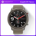 Amazfit GTR 47 мм Смарт-часы глобальная версия в наличии GPS в-сборка 410 мАч, Батарея 5ATM Водонепроницаемый кожаный силиконовый ремешок