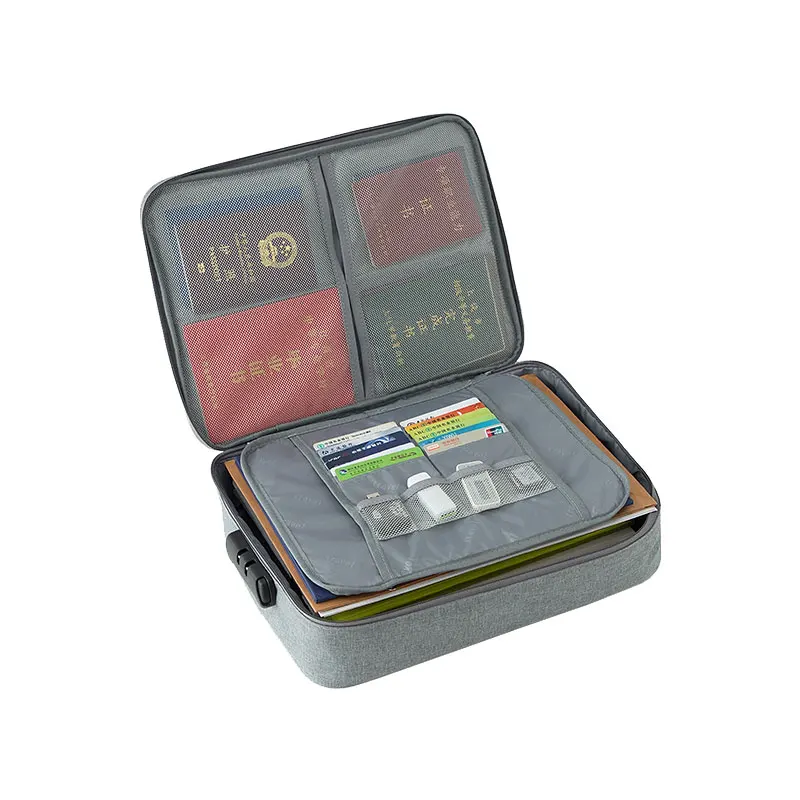 

Password Office Bag Multi Purpose Briefcases Polyester A4 Documents Pouch Waterproof Business Travel Tote Bag