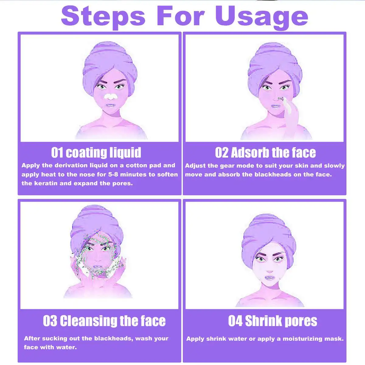 

Blackhead Remover acuum Electric Nose Face Deep Cleaning Skin Care Machine Blackhead Remover Black Spots Pore Cleaner T Zone