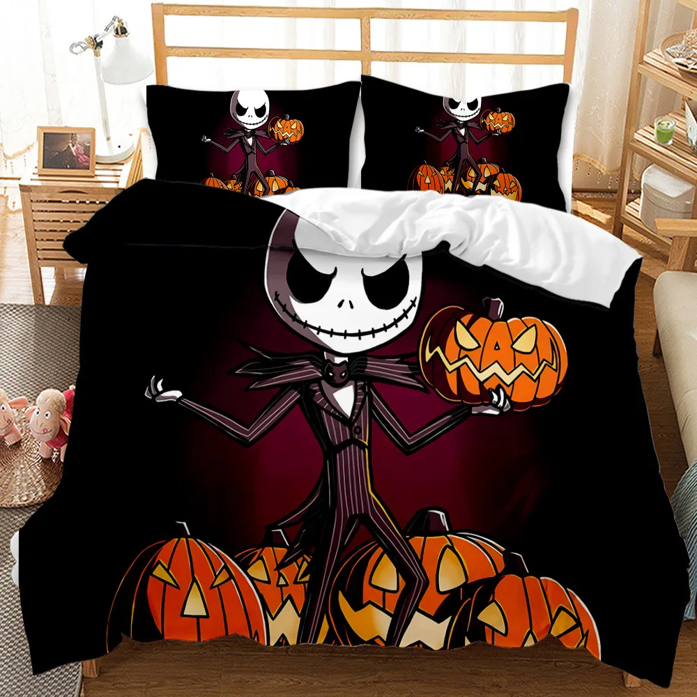 

Кошмар перед Рождеством Хэллоуин комплект постельного белья для спальни мягкие покрывала для кровати комфортный пододеяльник