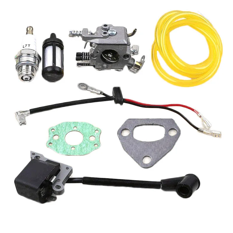 

Carburetor Muffler Gasket Ignition Coil For HUSQVARNA 136 137 141 142 36 41 Chainsaw Parts Zama Walbro Power Tool Repair Kit