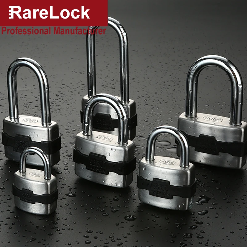 Нержавеющая сталь замок Водонепроницаемый Большие размеры 40 50 мм для