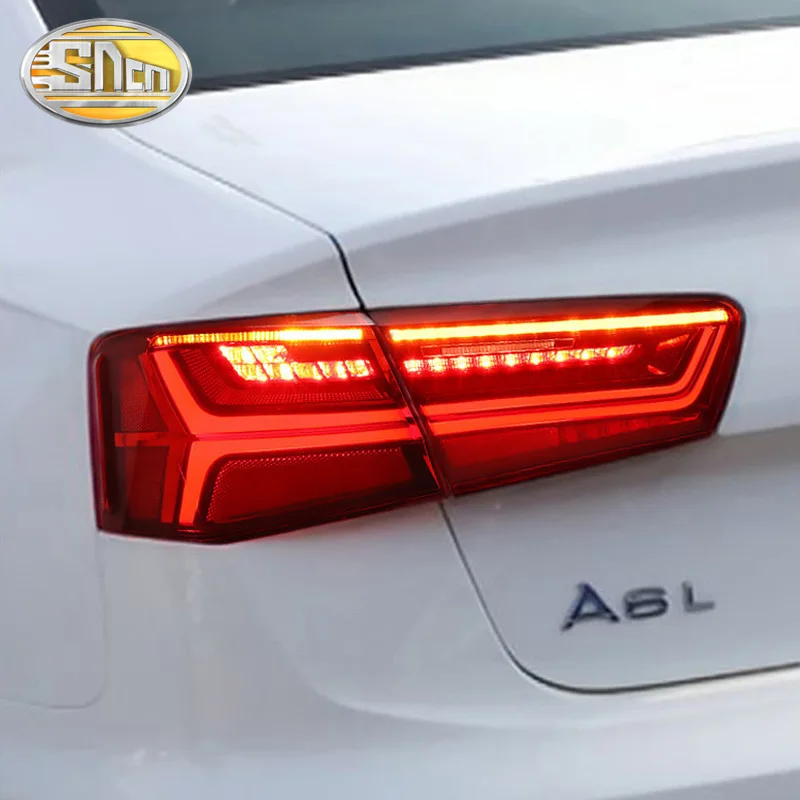 Автомобильный Стайлинг задний фонарь для Audi A6 задний светильник s 2013- A6L C7 светодиодный задний светильник сигнальный светодиодный DRL Стоп задний фонарь аксессуары