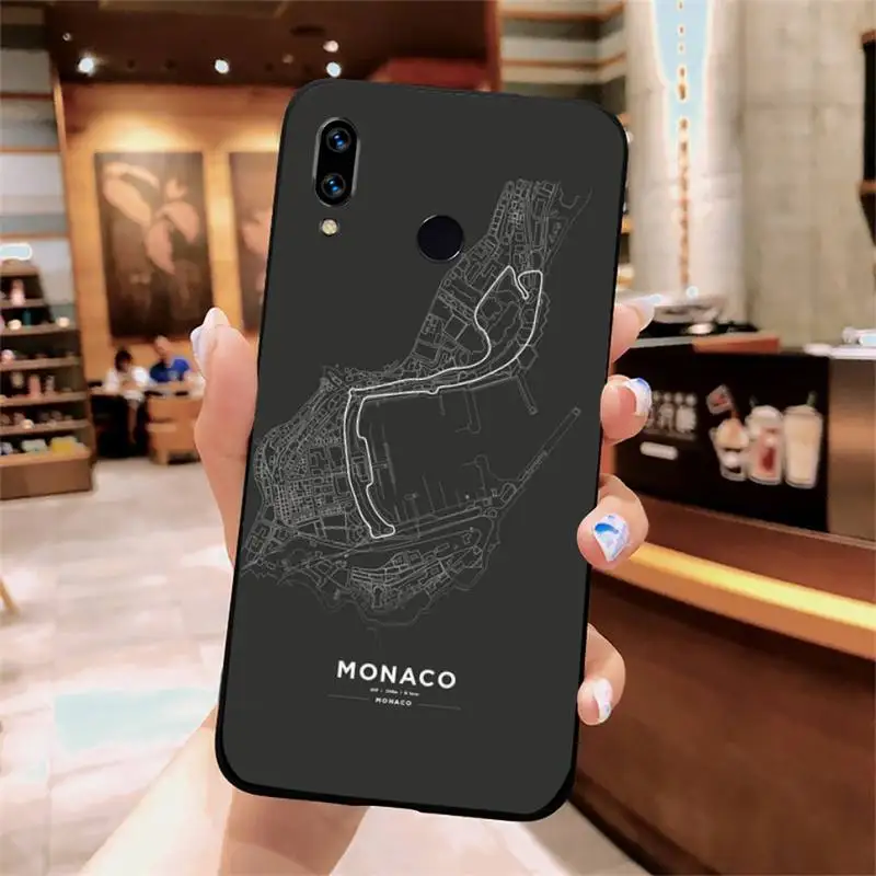 

Diseny Formula 1 racing circuit Phone Case For Xiaomi Redmi note 7 8 9 t k30 max3 9 s 10 pro lite
