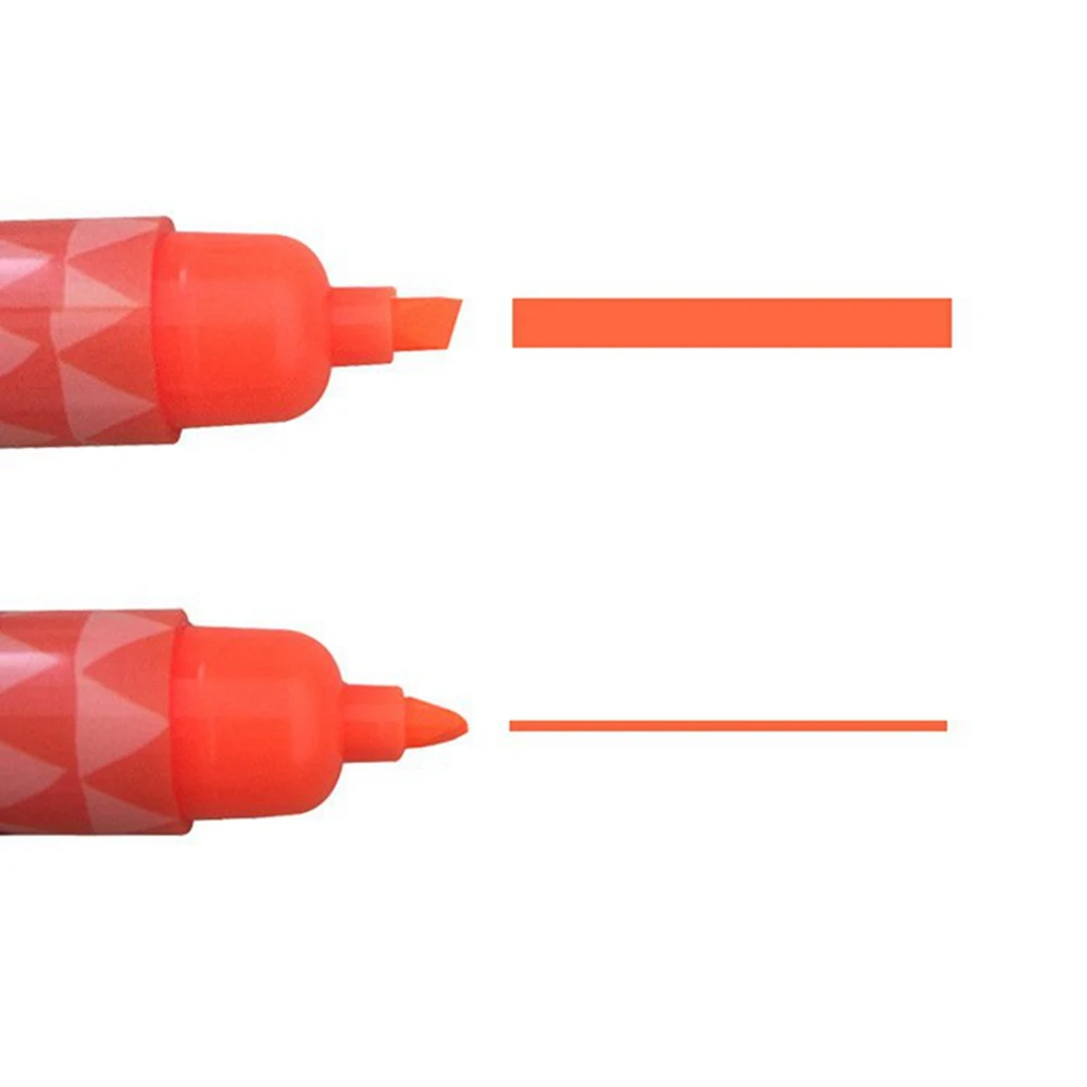 6 шт./лот флуоресцентные маркеры ярких цветов для детей школьные и офисные