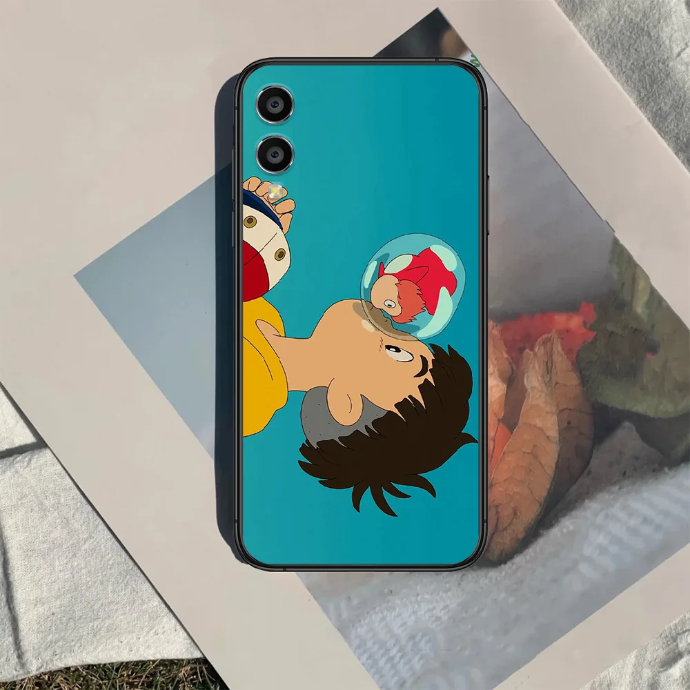 

Ponyo on the Cliff Phone Case Cover Hull For HUAWEI honor 7a 8 8s 8a 8x 9 9x 10 20 i Lite Pro black Coque Soft Cover Trend