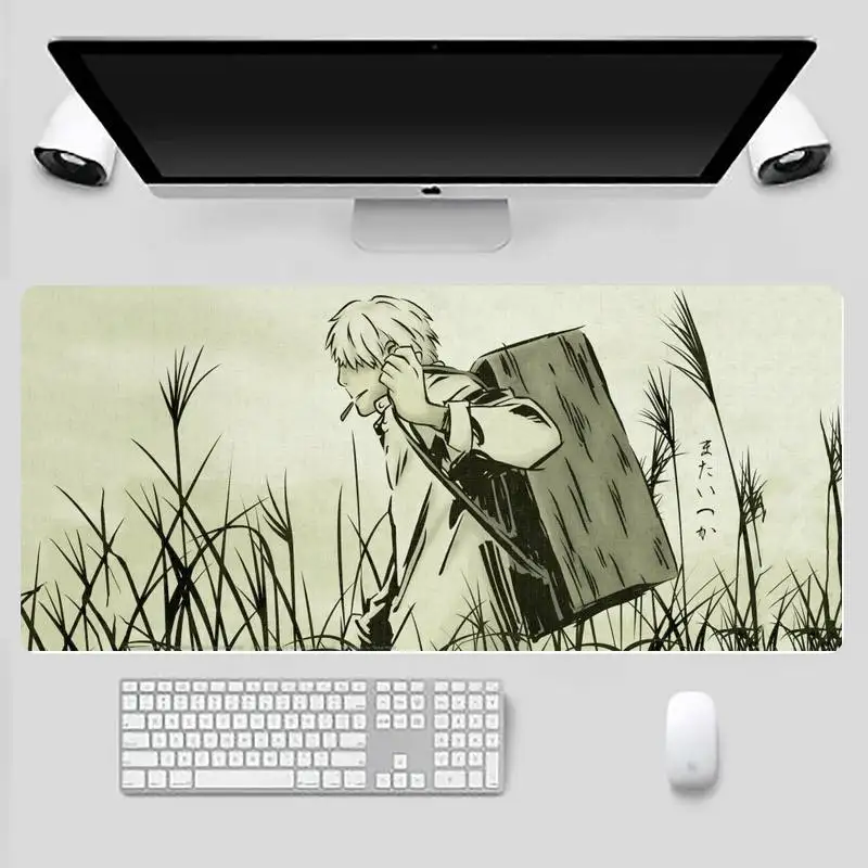 

Mushishi anime Durable Rubber Mouse Mat Pad Desk Table Protect Gamer Office Large Mouse Mat pad X XL Non-slip Laptop mousepad