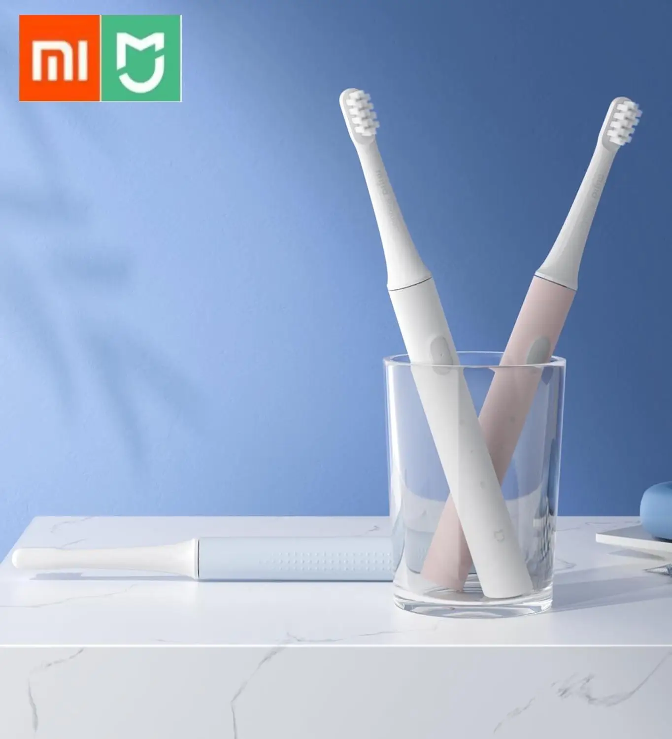 Оригинальная электрическая зубная щетка Xiao mi jia T100 умная 46 г 2 скорости Sonic