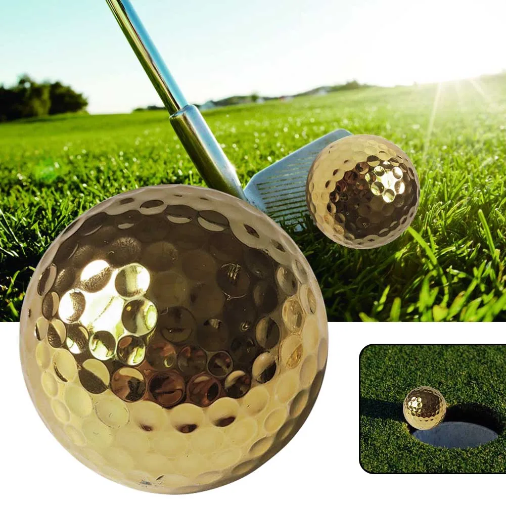 

6pcs Two Layers Training Aids Gift Golf Balls Portable Rubber Elastic Round Practice Equipment Sports Club Durable Outdoor