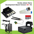 Nvidia Jetson Nano Developer Kit B01, версия AI, макетная плата + AI camera + блок питания постоянного тока EU + tf-карта + чехол, новая версия