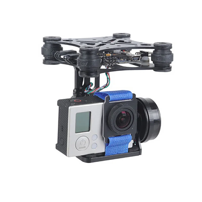 Gopro металлическая 2 оси бесщеточная карданная камера с мотором и контроллером
