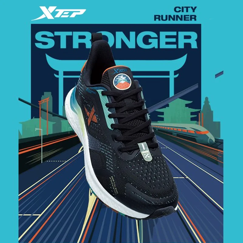 

Xtep Dynamic Foam 2021 Men's Running Shoes Sports Shoes Sneakers Mesh Breathable Anti-slip and Wear-resistant979319110226