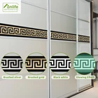 Yjj 10*200 см Геометрические линии талии самоклеящиеся водонепроницаемые съемные наклейки на стену для украшения дома наклейка для плитки