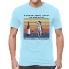 Мужская футболка с изображением женщины, которая не может выжить в одиночестве с вином, ей также нужна борзая, Мужская футболка с изображением взгляда хлопковая футболка с коротким рукавом
