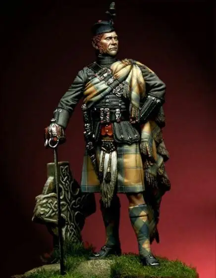 1/24 Набор для моделирования из смолы фигурка воина|Наборы сборки моделей| |