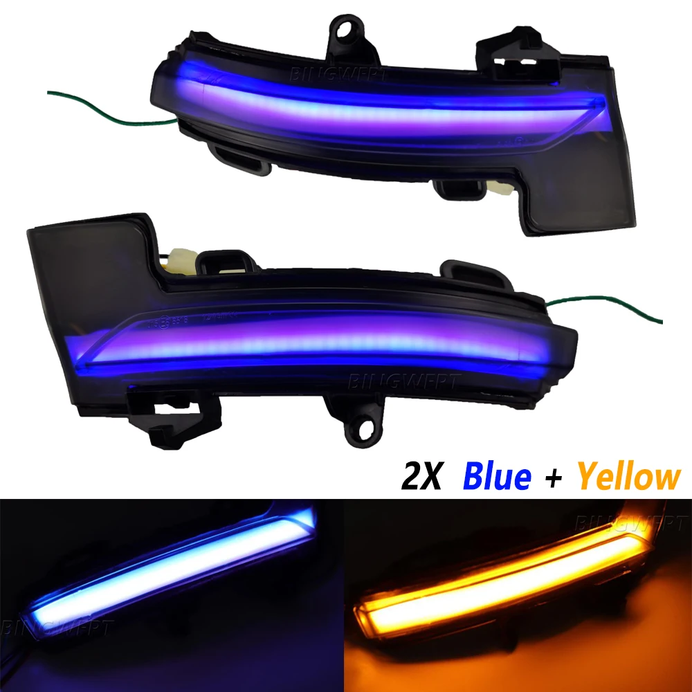 

1 пара для VW T-ROC T-corss 2018-2020, динамический светодиодный указатель поворота, мигалка, зеркало, мигалка для Skoda Octavia Mk3 A7 5E 2012-2018