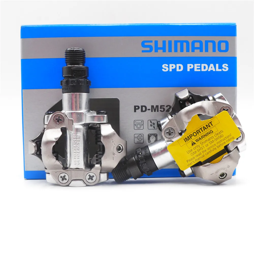 SHIMANO SPD педали для горного велосипеда MTB M520 езды на горном велосипеде | Спорт и