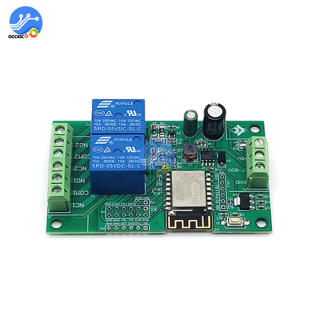5V/8 80V источника питания ESP8266 WI FI двойной 2/4 канальный релейный модуль ESP 12F Совет по