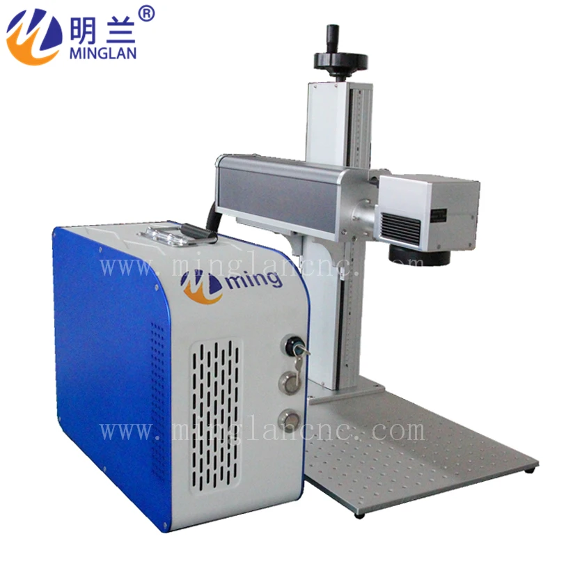 50W separated fiber laser nameplate Marking machine 20w 30w 50w Fiber metal engraving suitable for SS |