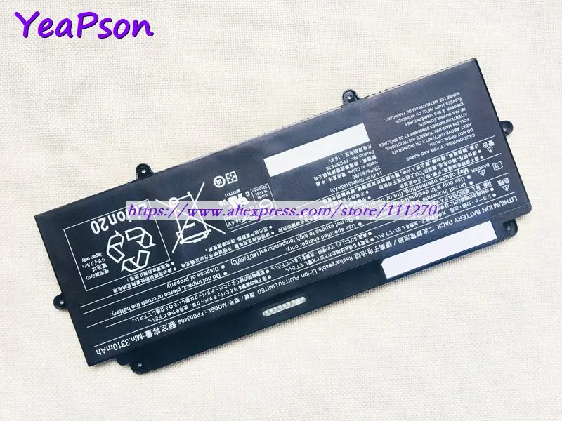 Подлинный аккумулятор Yeapson FPCBP536 FPB0340S для ноутбука Fujitsu Lifebook E548 U937 U938 U939X 14 4 В 50 Вт/ч