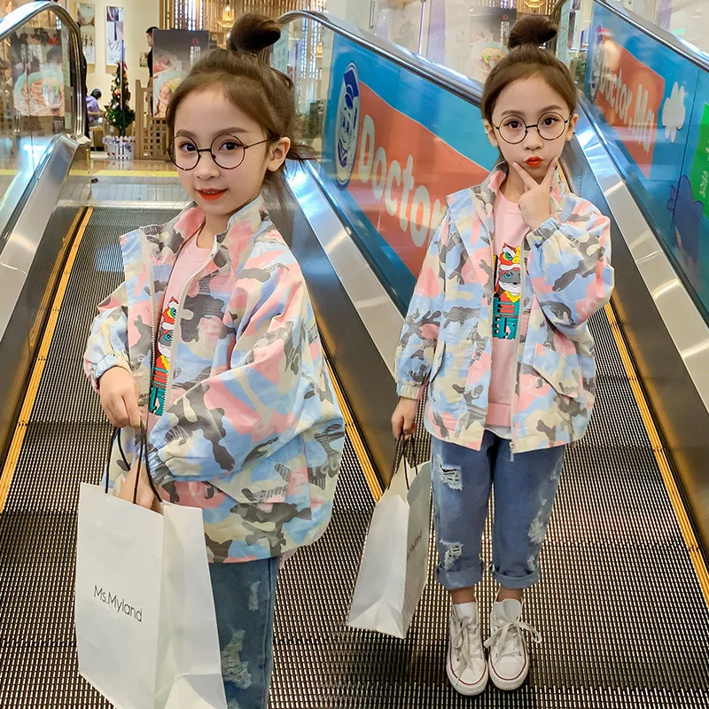 Высококачественное комфортное камуфляжное пальто на молнии детская верхняя